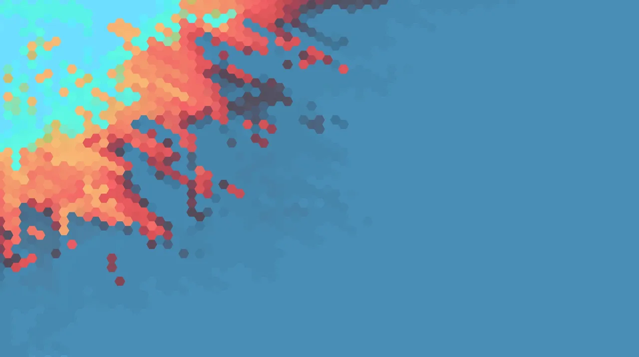 Abstract hexagonal pattern