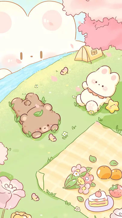 Bear Picnic by the River