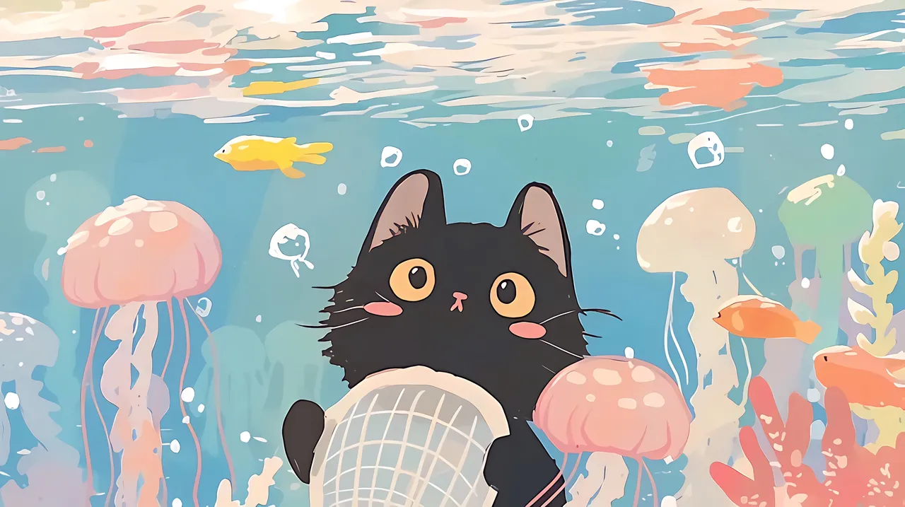 Black Cat's Underwater Adventure