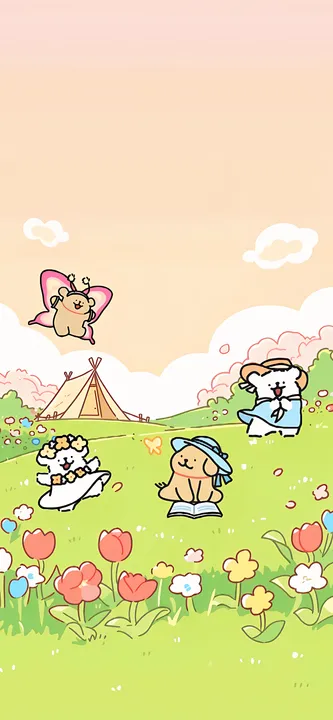 Camping Meadow Friends