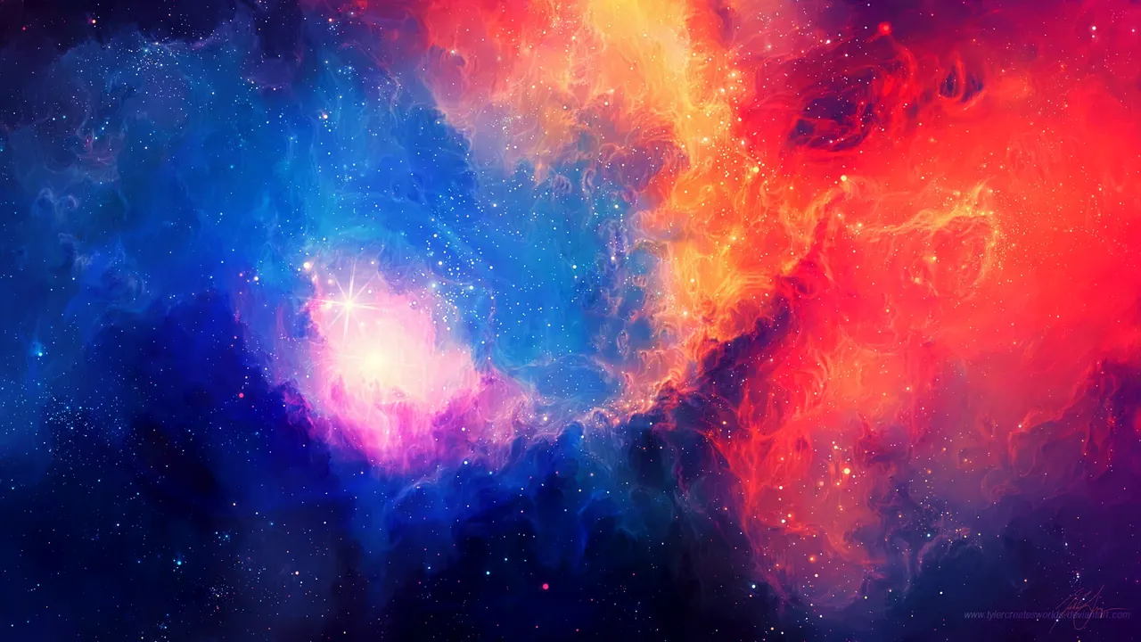 Colorful nebula