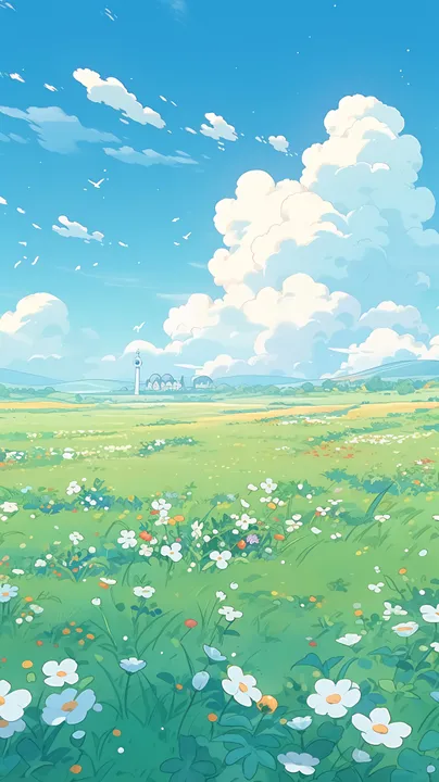 Distant Village Bloom