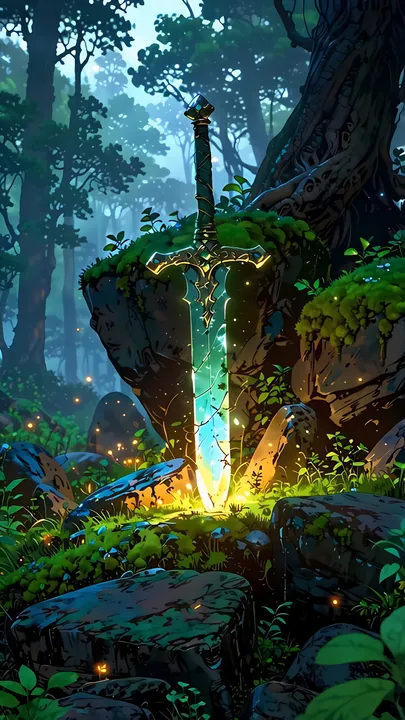 Enchanted Forest Blade Glow