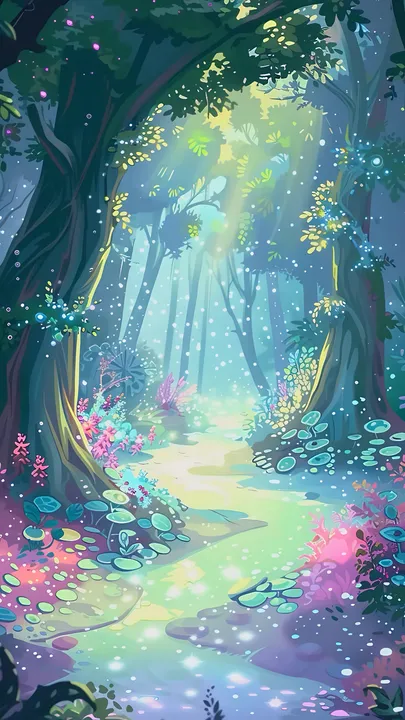 Enchanted Forest Path Glow