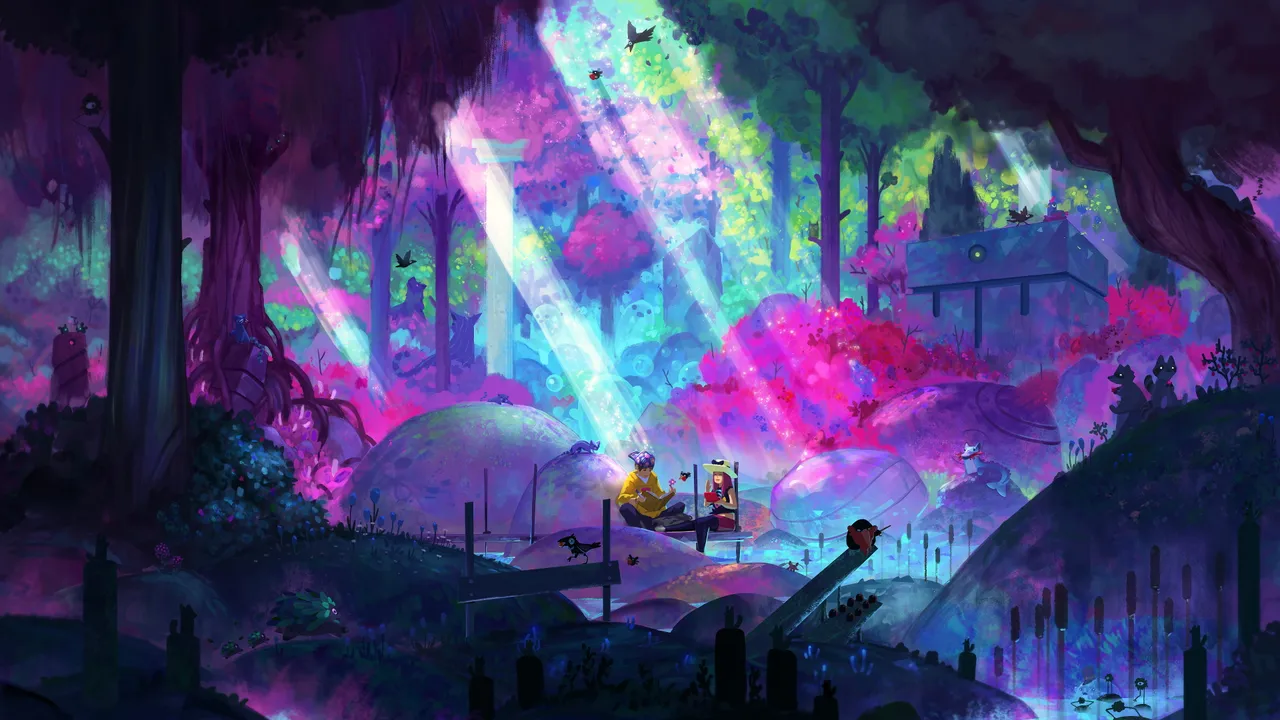 Enchanted Glow Forest