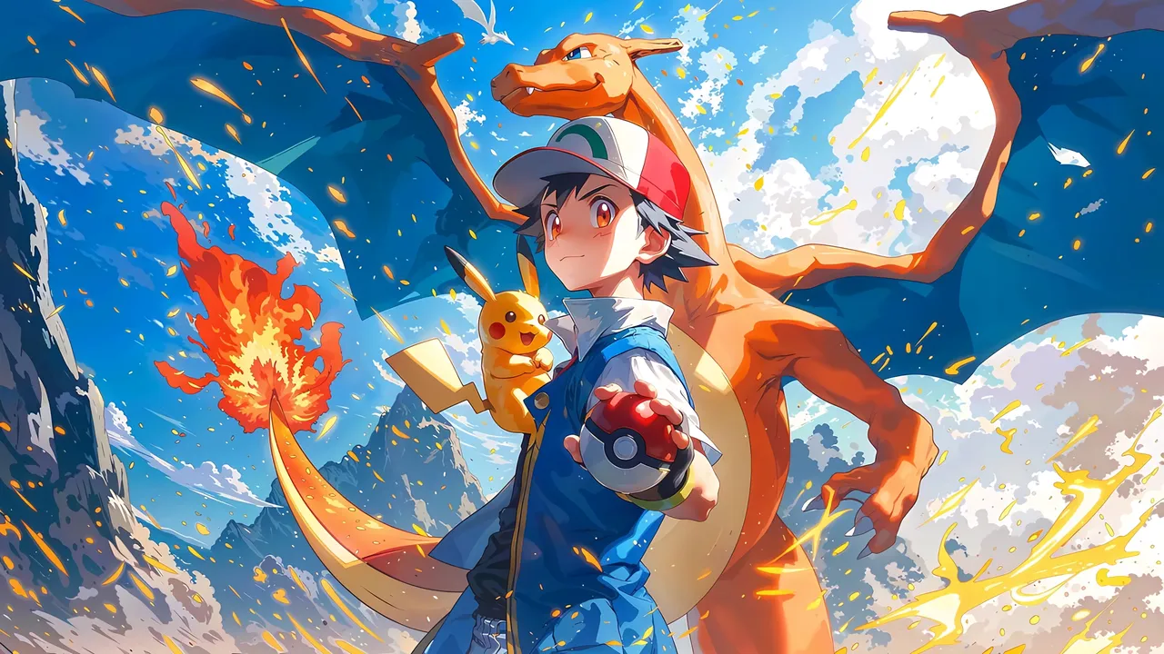 Epic Journey with Pikachu and Charizard