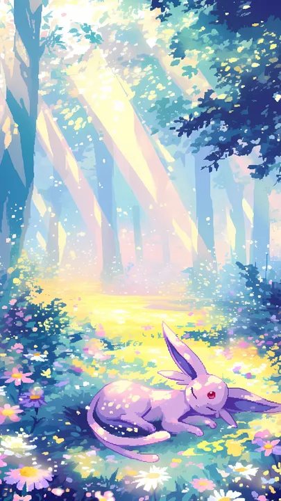Espeon's Floral Nap