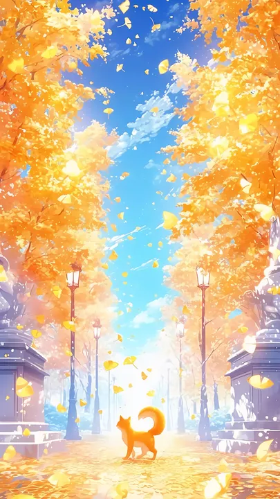 Golden Autumn Stroll
