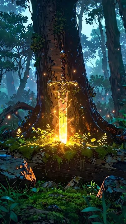 Golden Sword of the Woods