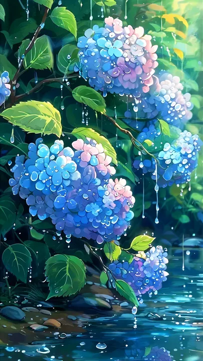 Hydrangea Rain Serenity