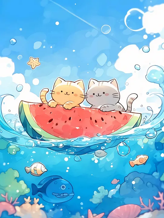 Kitty Watermelon Voyage