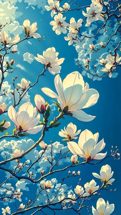 Magnolia Sky Blossom