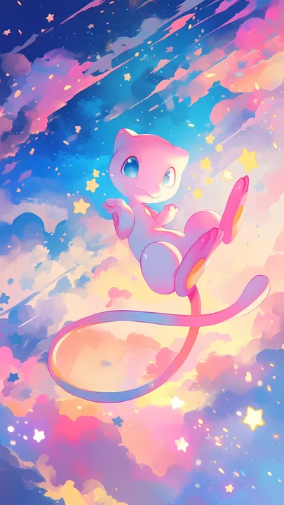 Mew's Serene Sky Dance