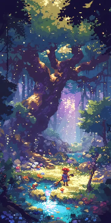 Mystical Forest Wanderer