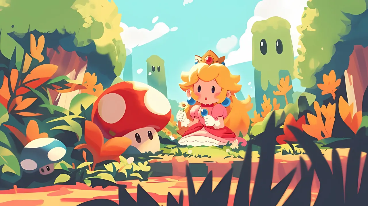 Peach's Mushroom Garden