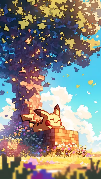 Pikachu's Forest Slumber