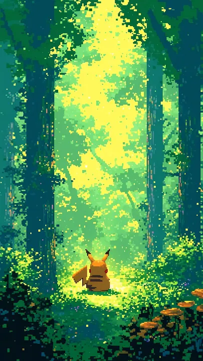 Pikachu's Sunlit Grove