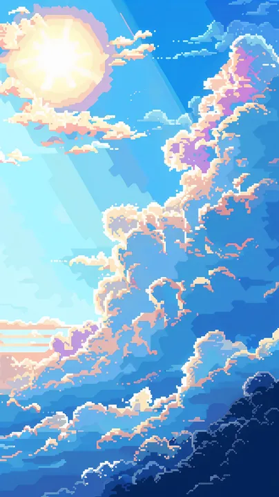 Radiant Cloud Canvas