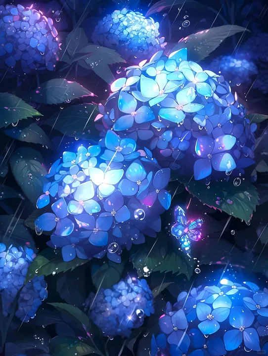 Rain-Kissed Hydrangea Haven
