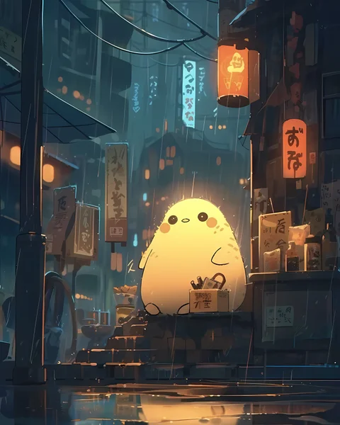 Rainy Night Sentinel