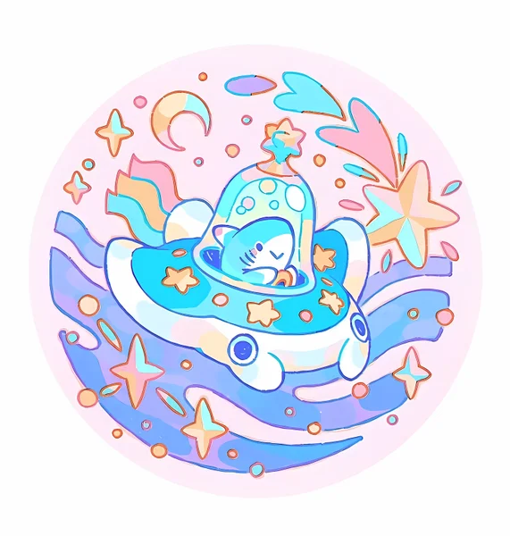 Shark's Cosmic Voyage