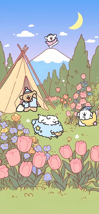 Springtime Puppy Picnic