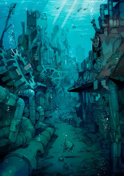 Steampunk Ocean Depths