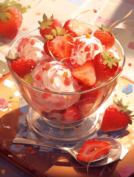 Strawberry Cream Elegance