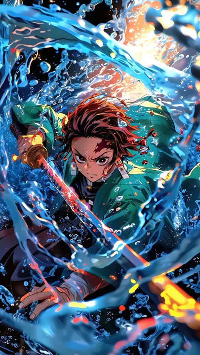 Tanjiro's Water Slash (Character: Tanjiro Kamado)