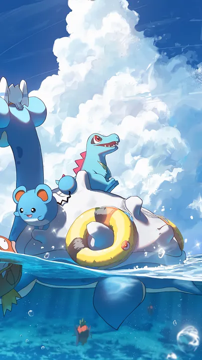 Totodile's Playful Voyage