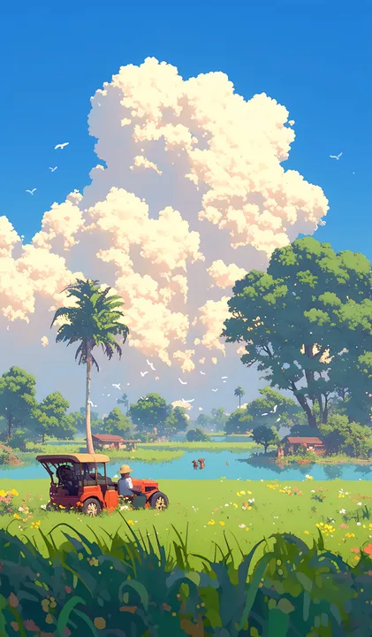 Tractor's Green Horizon