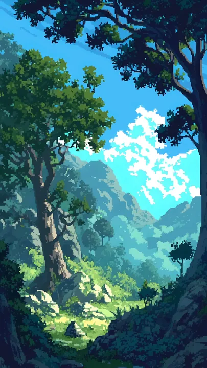 Verdant Forest Valley Escape