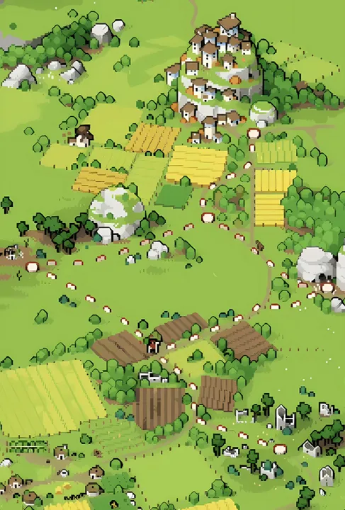 Verdant Village Panorama