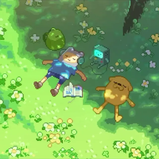 Finn and Jake's Meadow Nap
